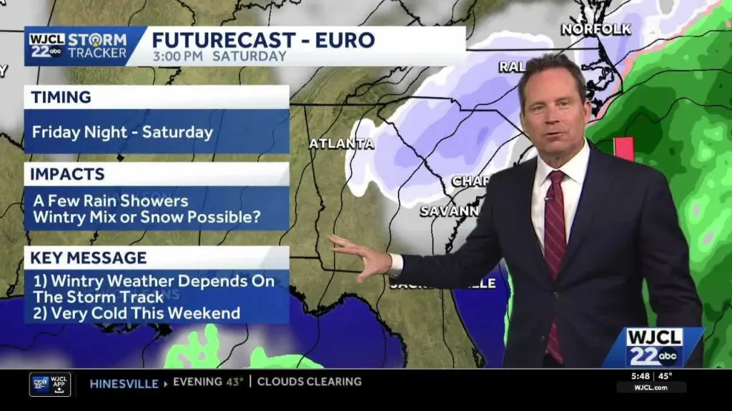 Tracking another cold blast and a potential weekend storm system for the Southeast