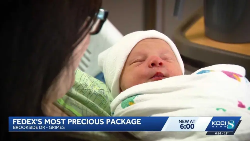 Special delivery: Baby born at FedEx facility surprises medics — and mom