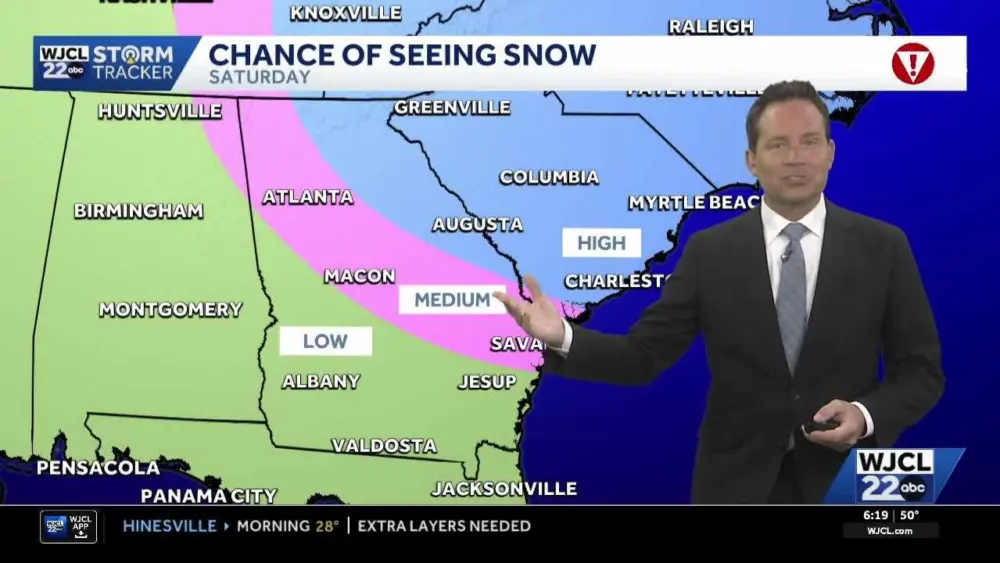 Weekend storm system to deliver a wintry mix, bitter cold to Southeast Georgia, Lowcountry
