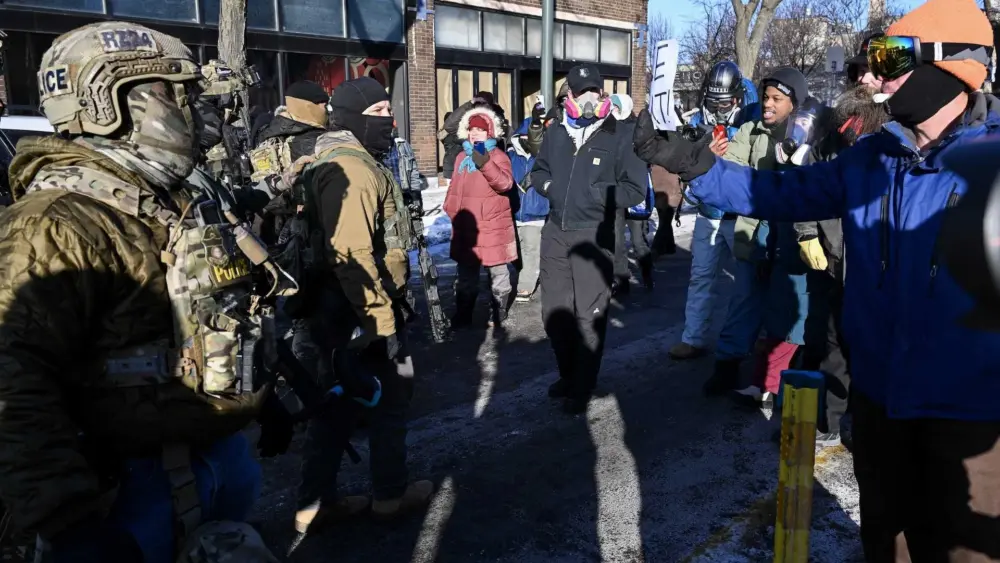 ICE claims a man shattered his skull running into wall; Minneapolis hospital staff reject account