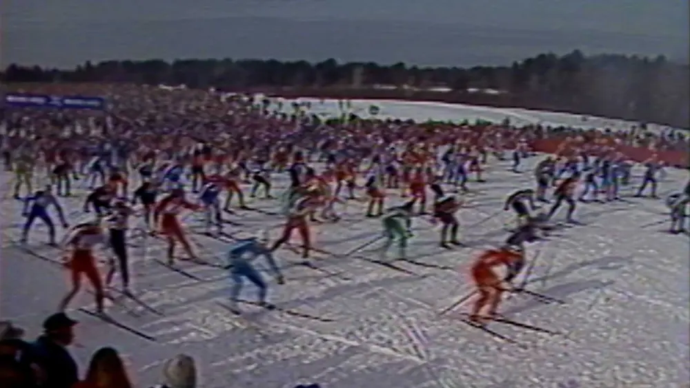 Think you could ski 31 miles? Watch 8,000 people race to the finish in 1983