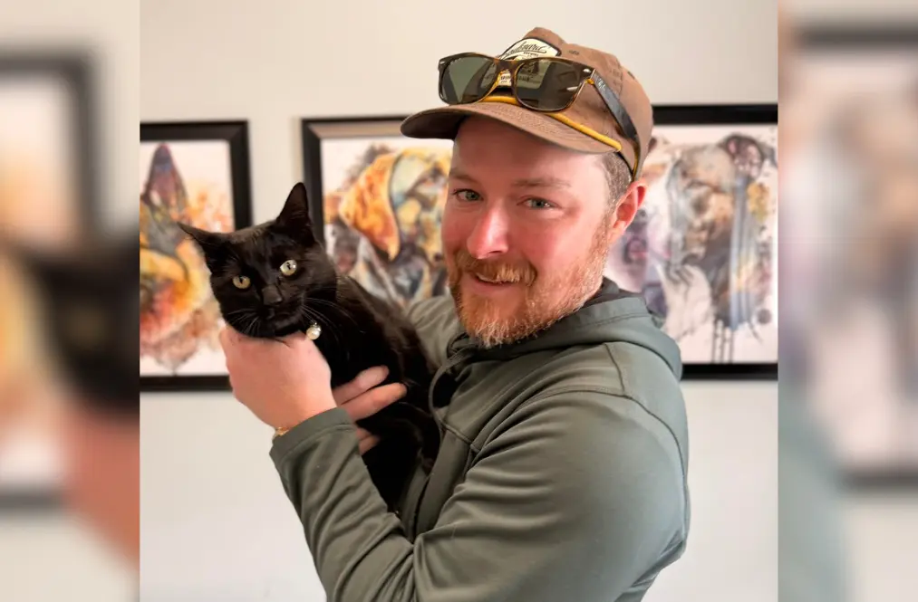 Cat missing for nearly a year found in Missouri, reunited with owner thanks to microchip