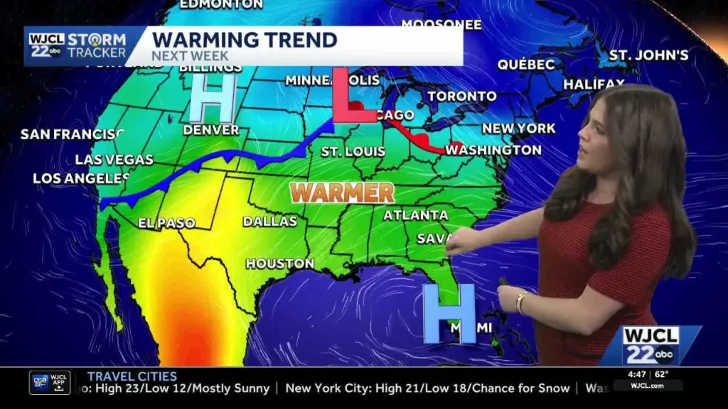 Warm up on the way next week for Southeast Georgia and the Lowcountry