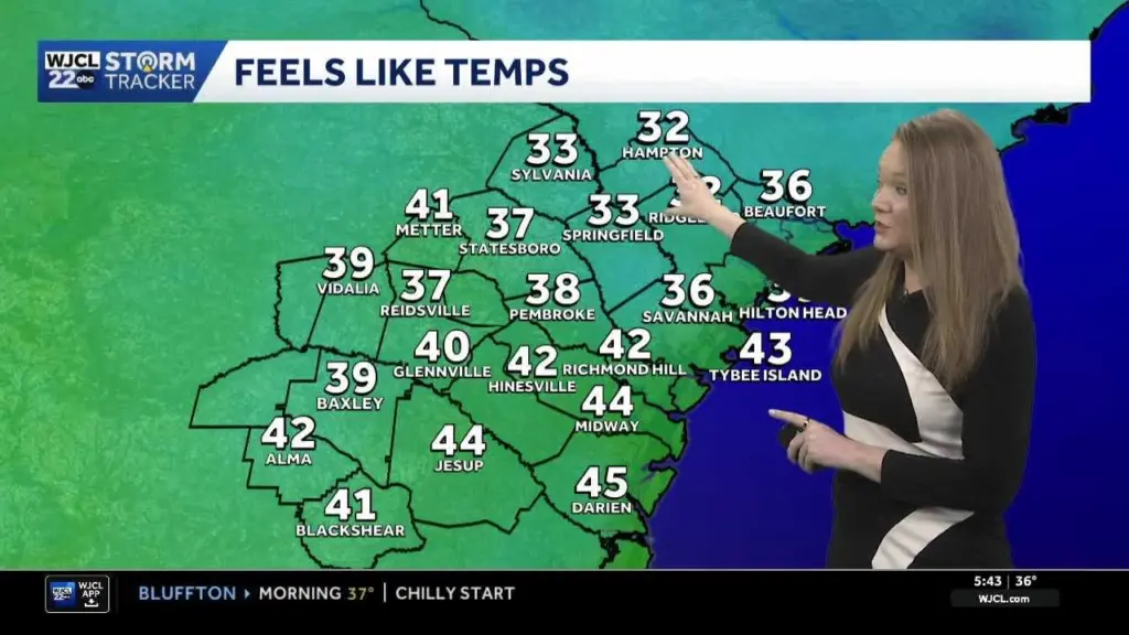 Chilly start but milder weather for the Hostess City and LowCountry