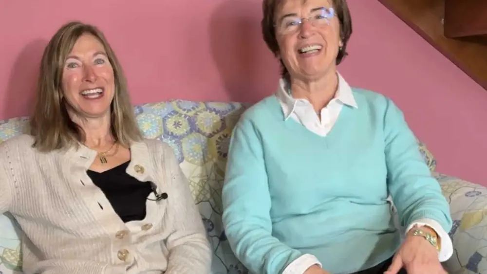 Lifelong friends reunite as volunteers at the Winter Olympics in Milan