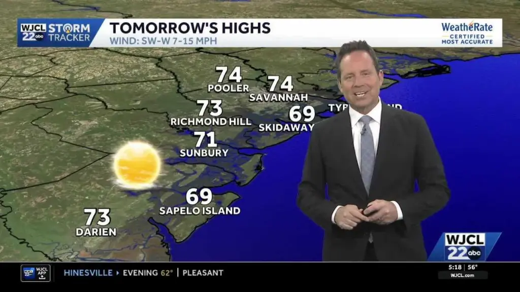 Warmer weather ahead...the temperatures you can expect for Southeast Georgia, Lowcountry