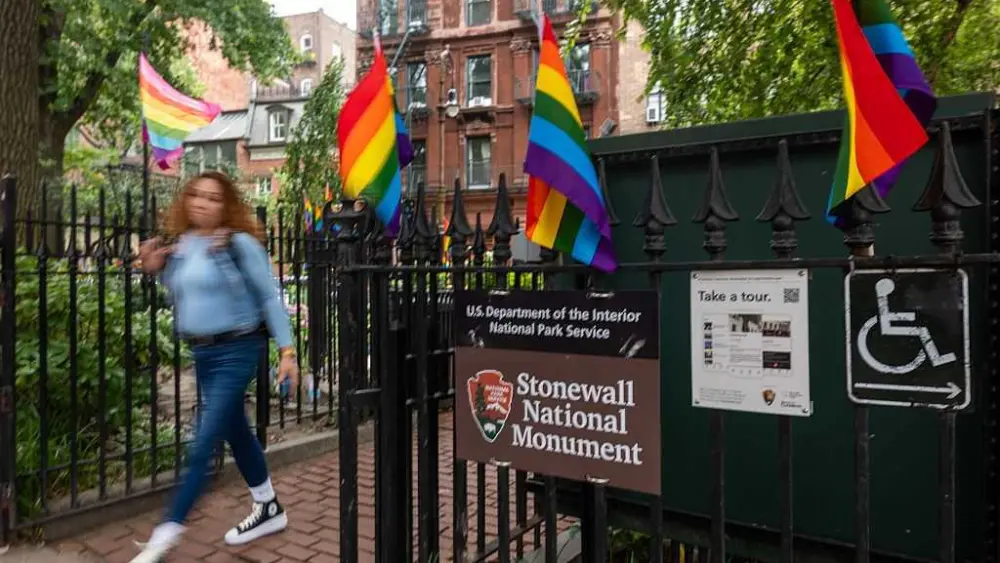 Pride flag removed from Stonewall National Monument, official says
