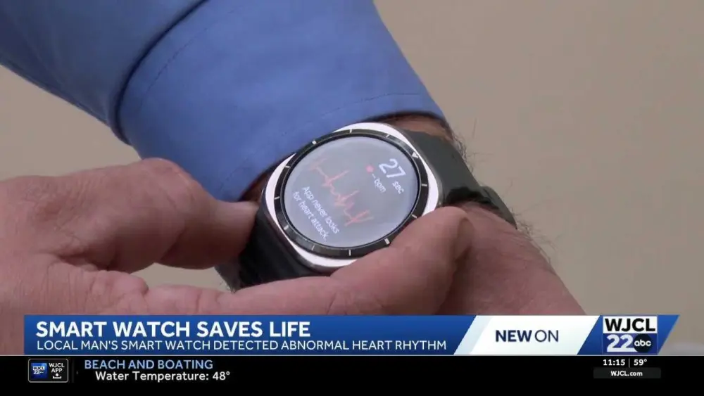 Effingham County man says smartwatch saved his life