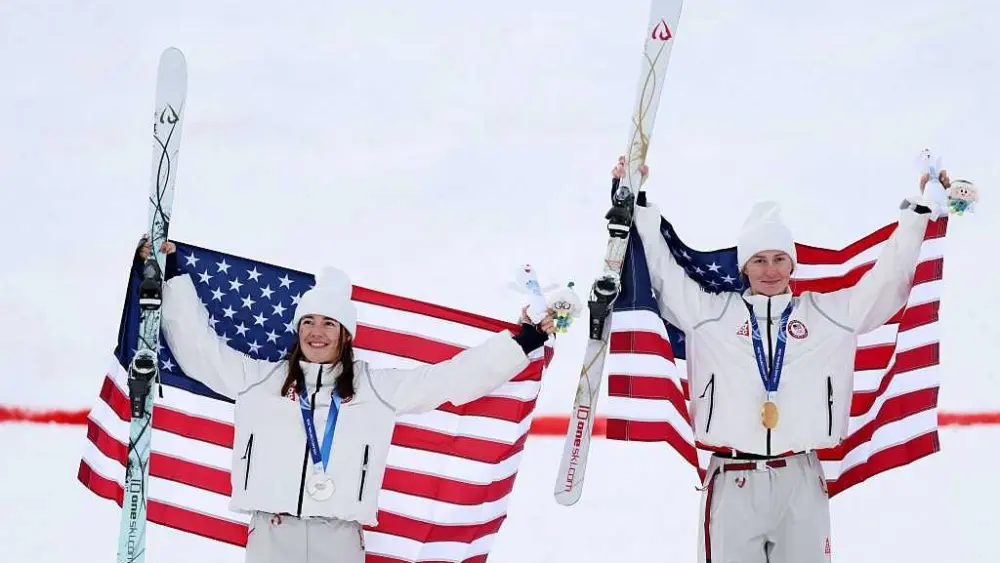 Lemley, Kauf take gold and silver for US in women's moguls