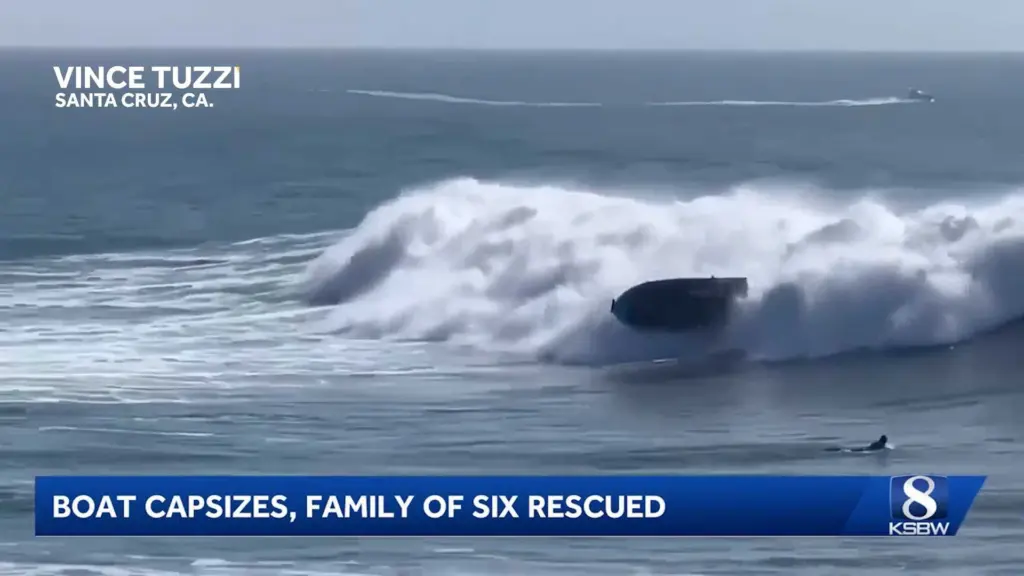 ‘Could have been a tragedy’: 4 children, their parents survive terrifying boat capsize in California