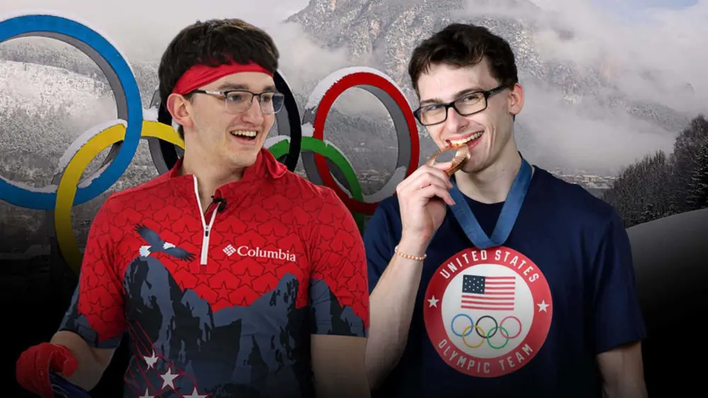 Is 'Pommel Horse Guy' now an Olympic curler? There's a new cult hero at the Winter Olympics