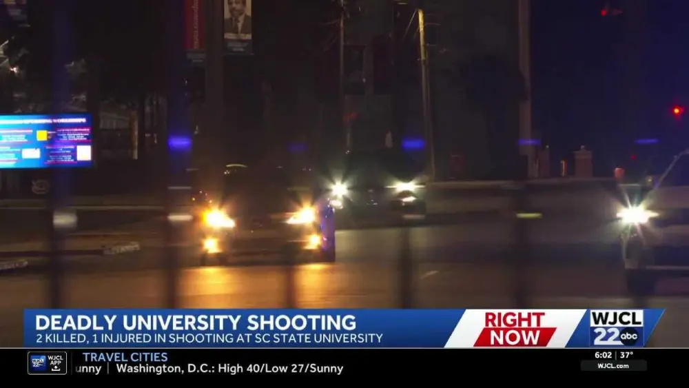 2 dead, 1 hurt after shooting at South Carolina State University