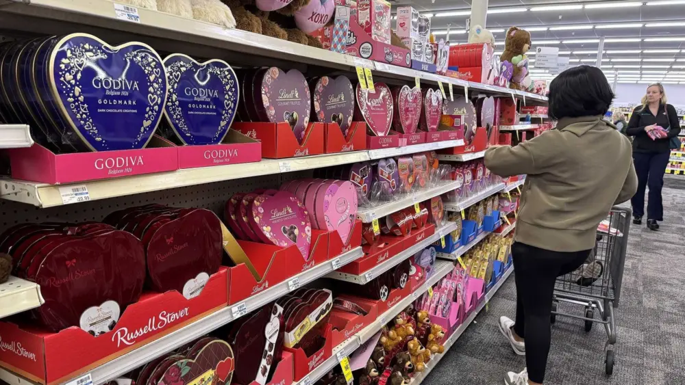Chocolate prices are spiking ahead of Valentine's Day