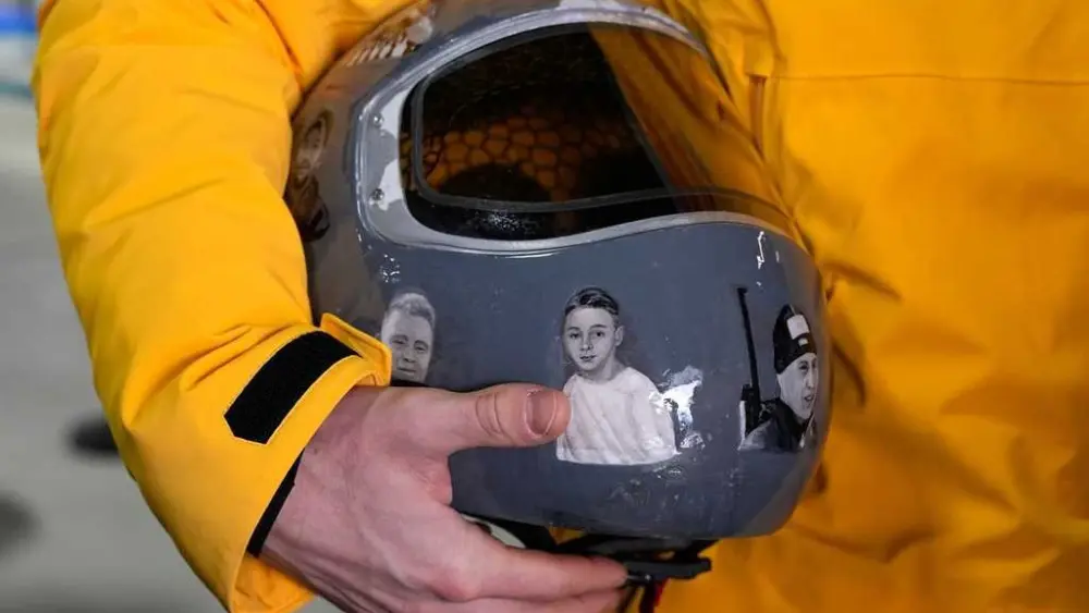 Artist behind banned Ukrainian Olympic helmet calls Heraskevych's tribute 'great heroism'