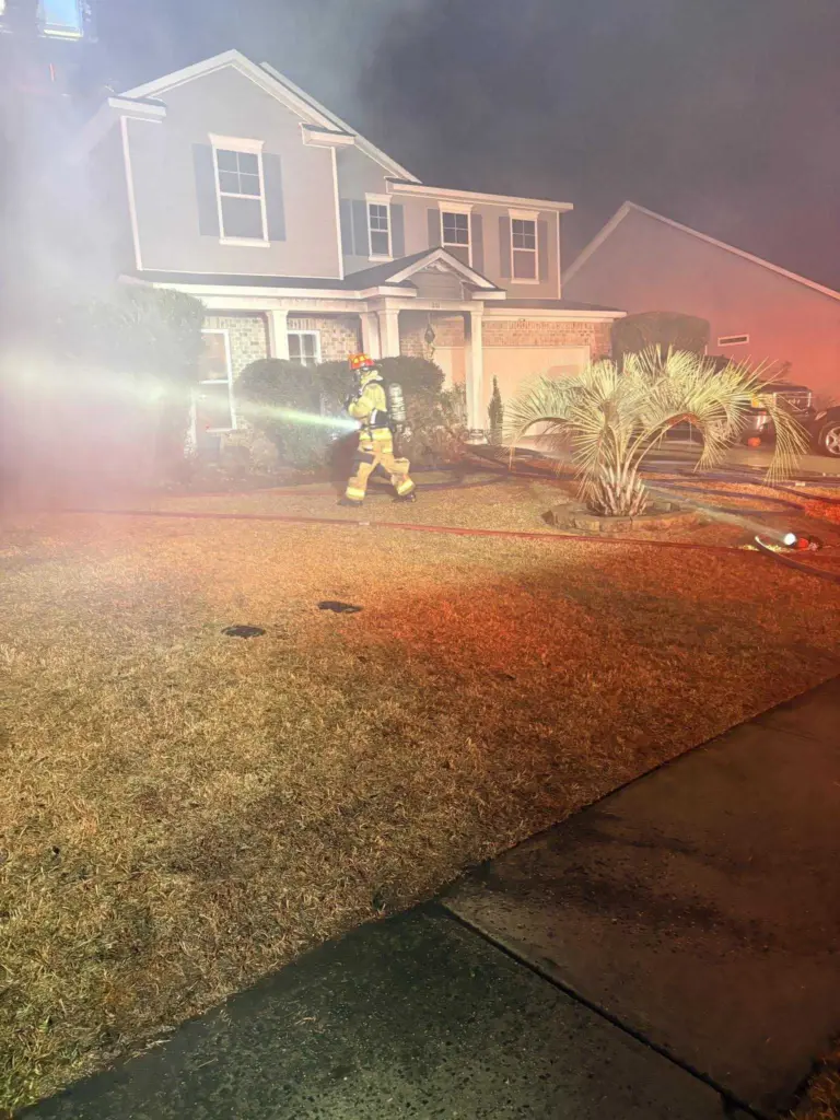Savannah firefighters respond to house fire