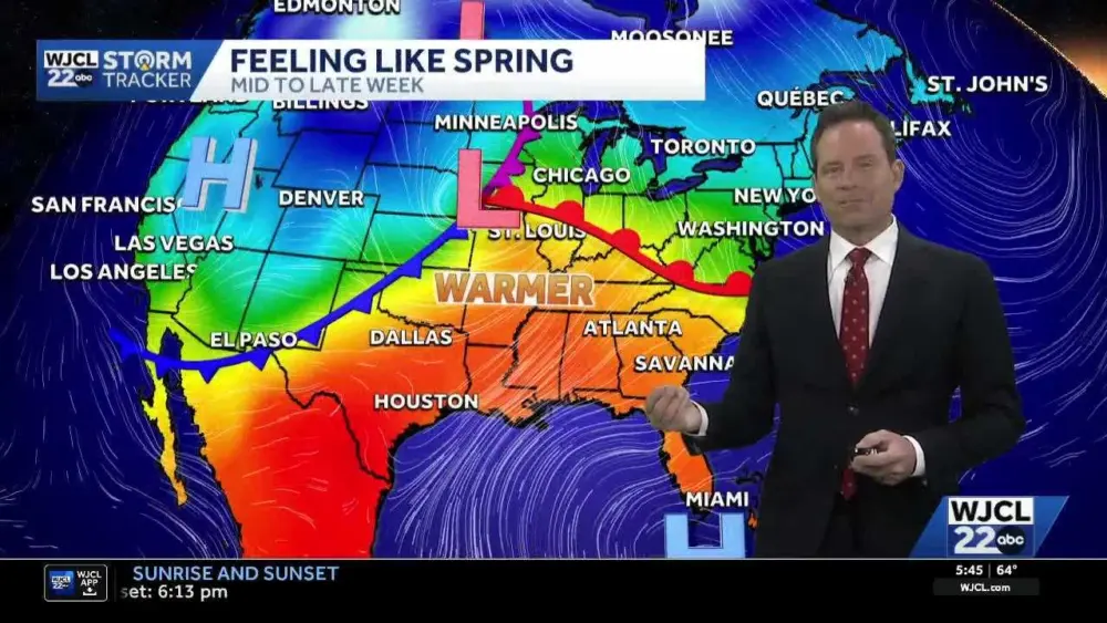 Warmer days ahead...when highs may reach the 80s this week in the Savannah area