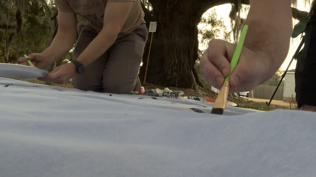 Neighbors host picnic under saved live oak on Little Neck Road