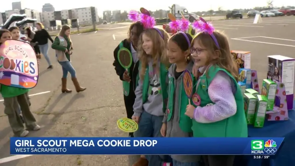 Girl Scout cookie season is here! Check out big rigs bringing 780,000 packages of cookies to troops