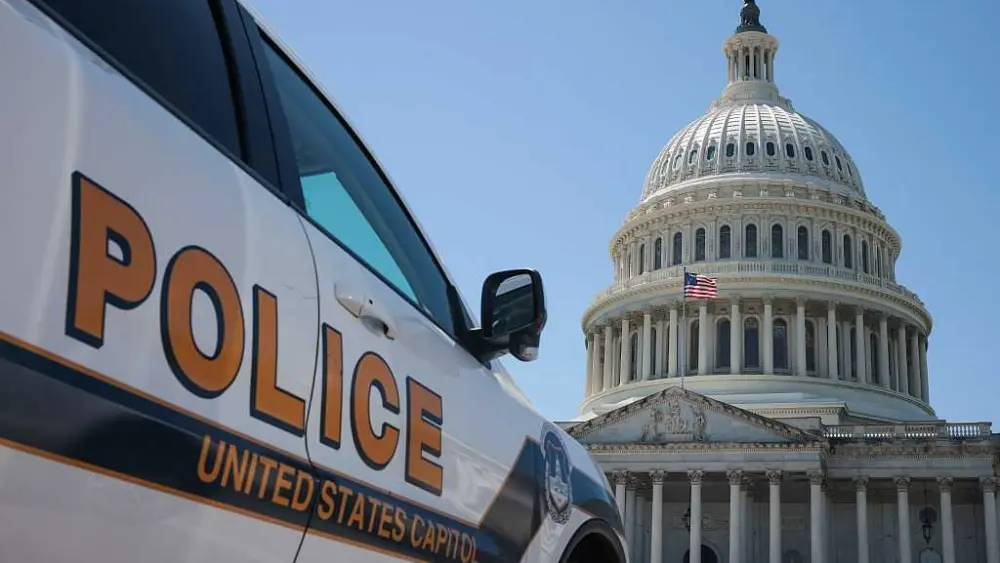 Person arrested 'with what appears to be a gun' near US Capitol building, police say