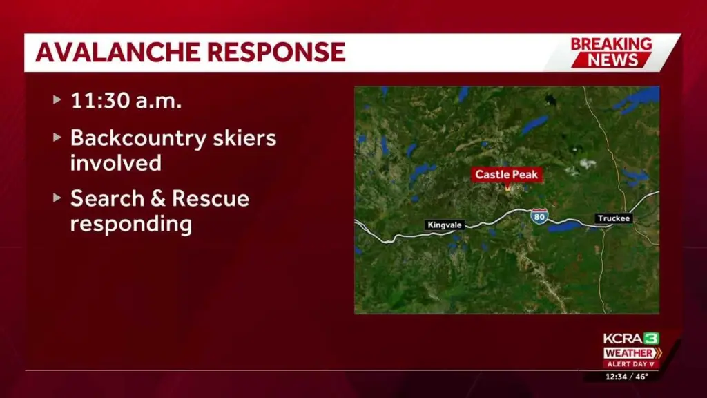 10 backcountry skiers missing after avalanche and 6 awaiting rescue in Northern California