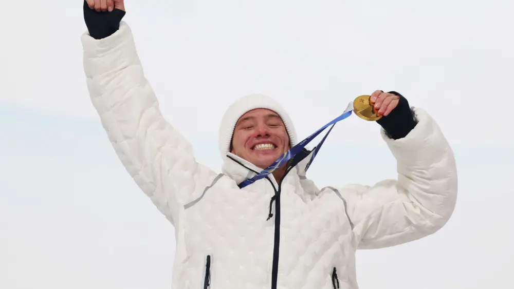 American freeskier Alex Ferreira completes his Olympic medal collection with a halfpipe gold