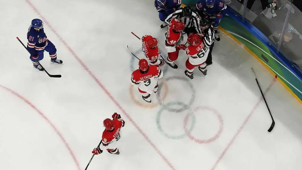 It's on: US and Canada face off for Olympic gold in men's hockey as Winter Games come to a close