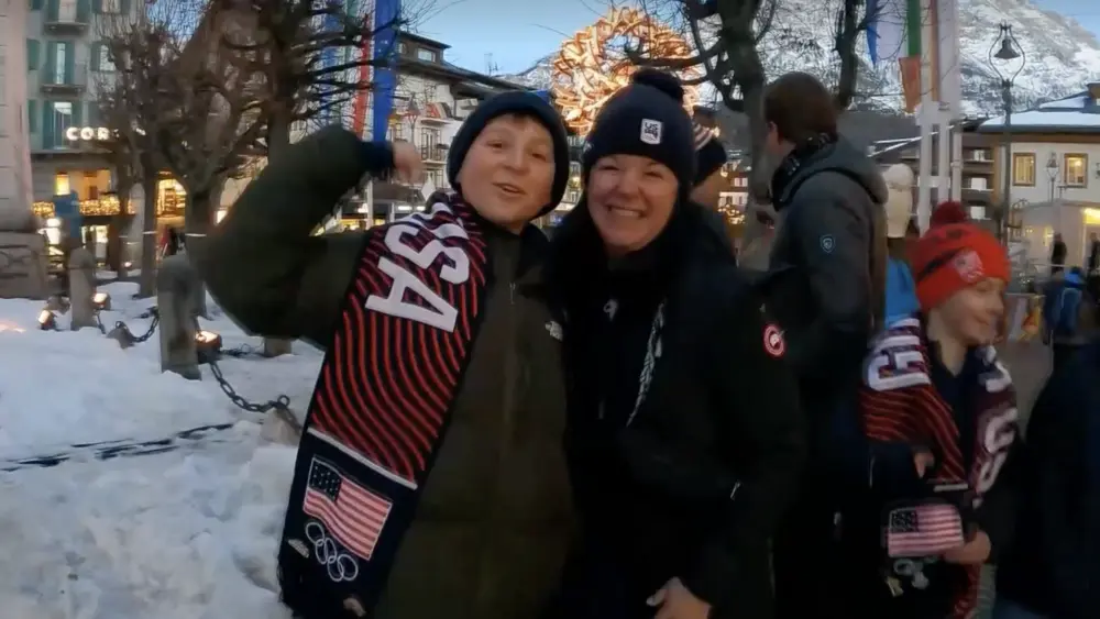 American mom fulfills 20-year promise at Milan Cortina Olympics
