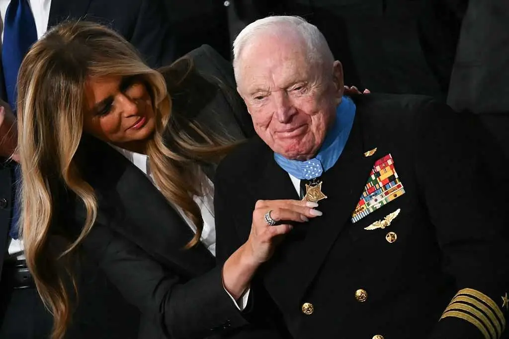 Medal of Honor presented to 100-year-old veteran during State of the Union