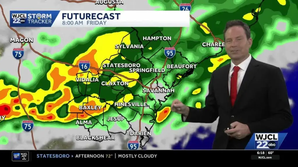 Rain chances increase late this week, the timing for Southeast Georgia, Lowcountry