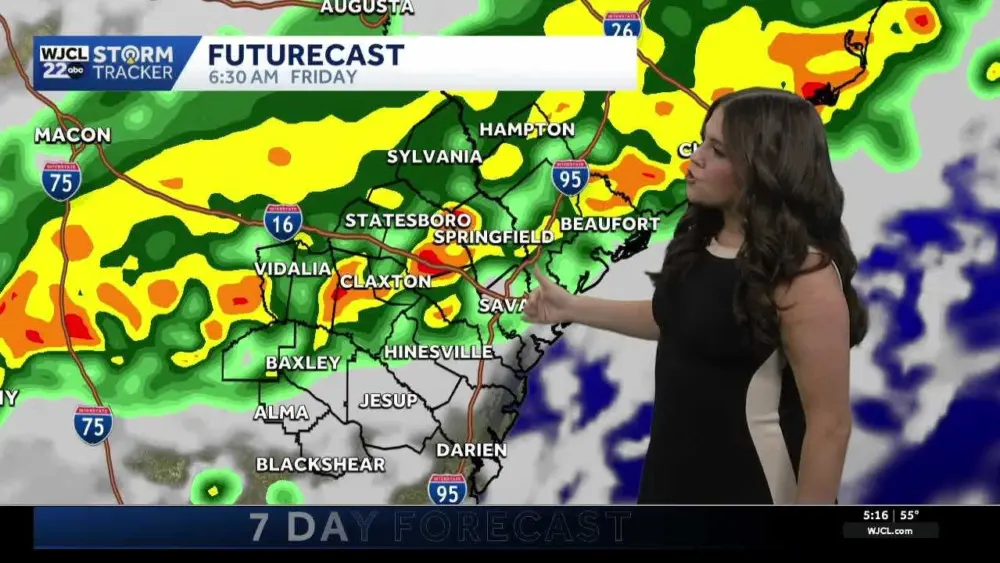 Wet weather for Friday before a big warm up next week