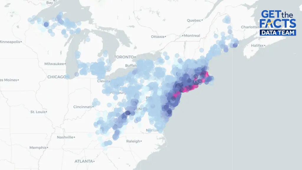 Northeast blizzard brings over three feet of snow in Rhode Island: Which counties saw the most