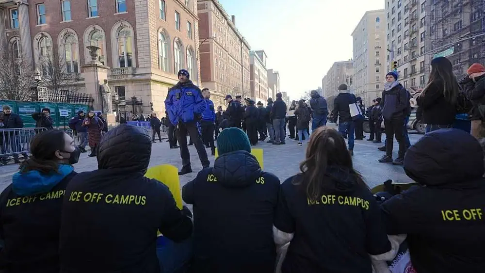 Columbia student detained by federal agents who claimed to be seeking 'missing person,' school says