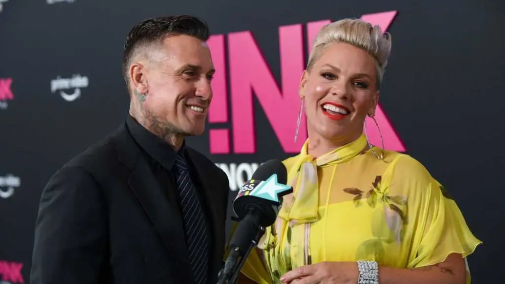 Pink denies reports that she is separated from husband Carey Hart: 'Not true'
