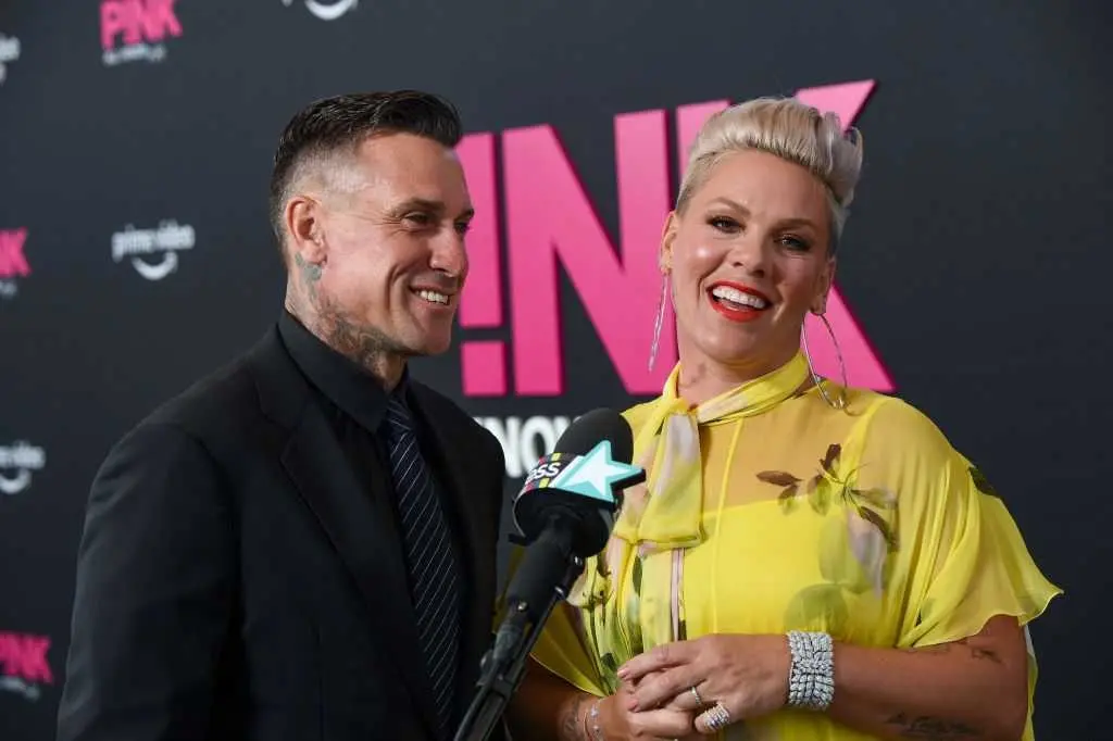 Pink denies reports that she is separated from husband Carey Hart: 'Not true'