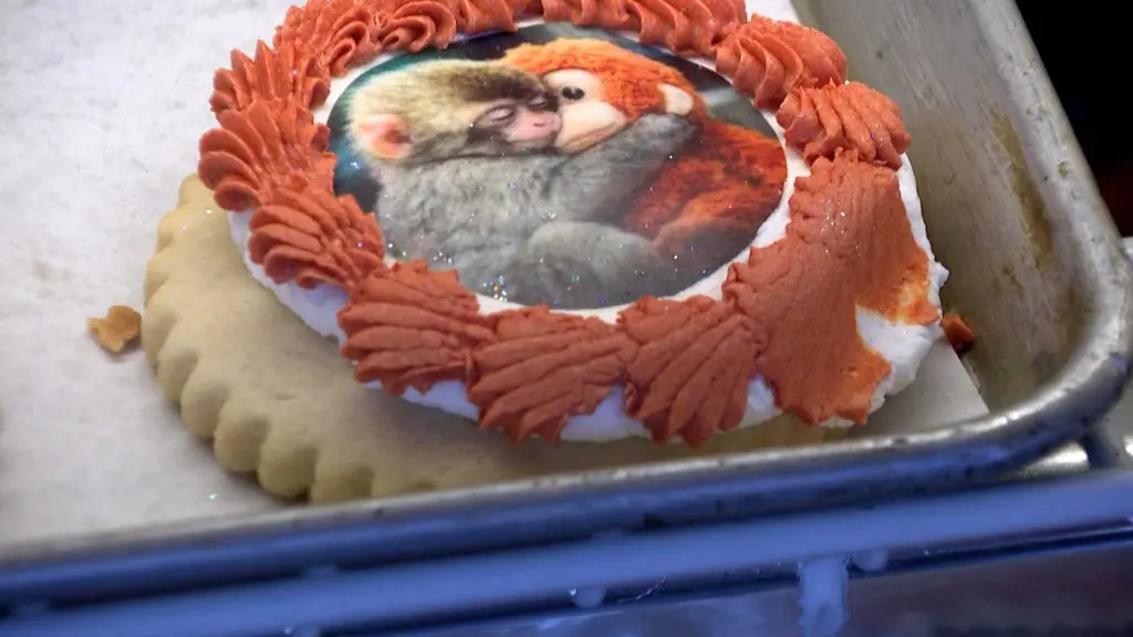Bakery sells 'Punch the Monkey' charity cookies to support a cause