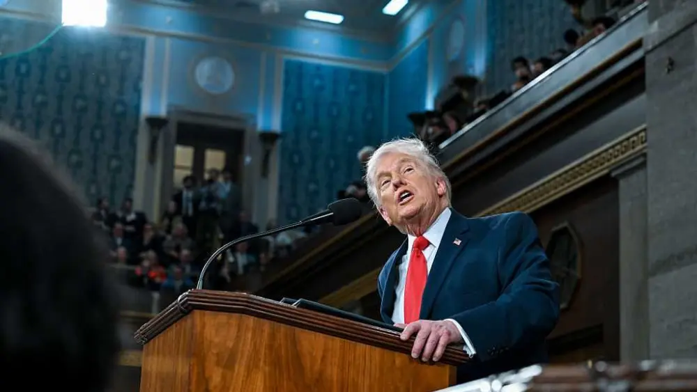 Trump's State of the Union address seen by 32.6 million people, down 4 million from 2025 speech