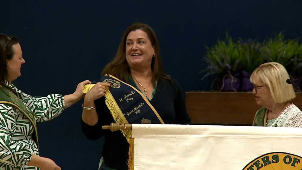 'It's really nice': Parade Grand Marshal wife reception