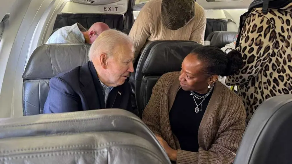 Biden flies commercial and winds up stuck in delays like everyone else