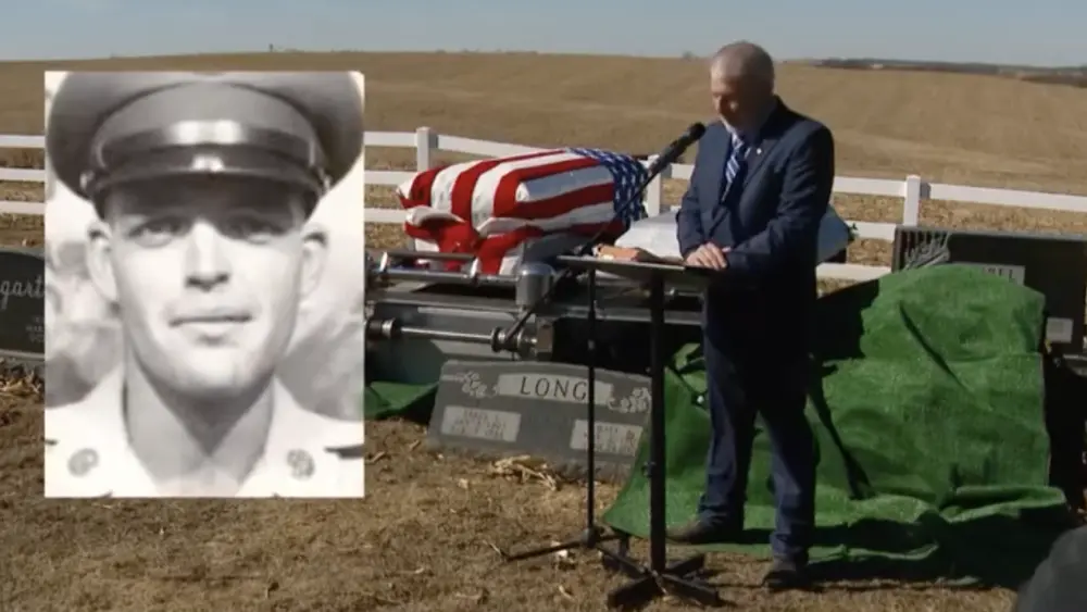 Volunteers show up to lay 'unaccompanied' veteran to rest