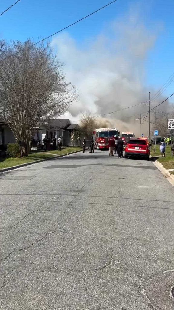 Crews respond to Savannah house fire; heavy smoke, flames visible ...