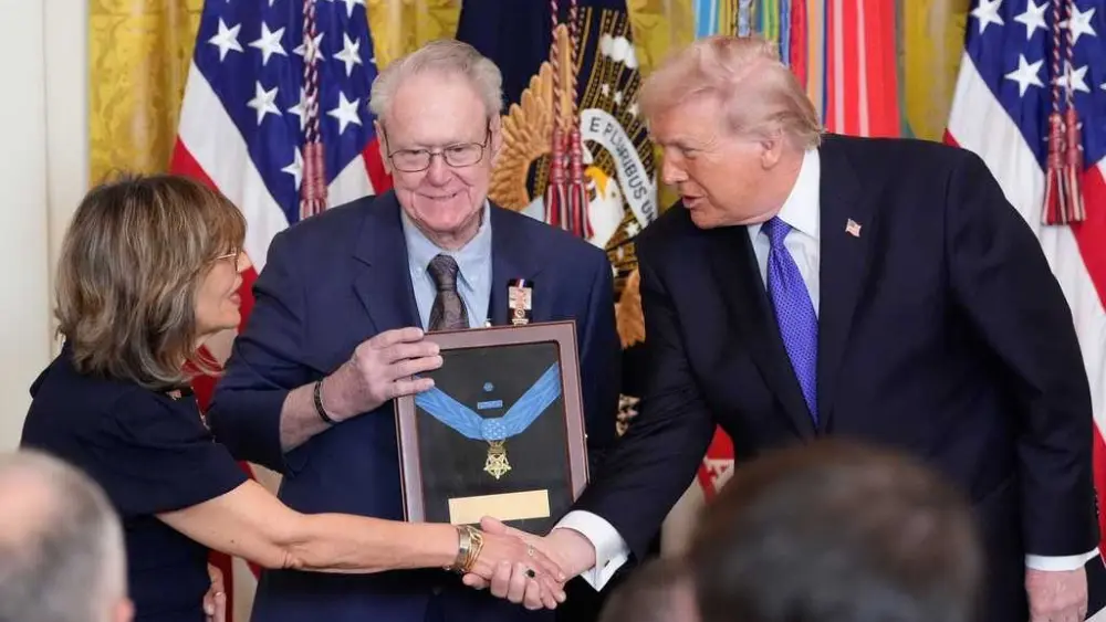 Trump awards the Medal of Honor to 3 US Army service members in a White House ceremony