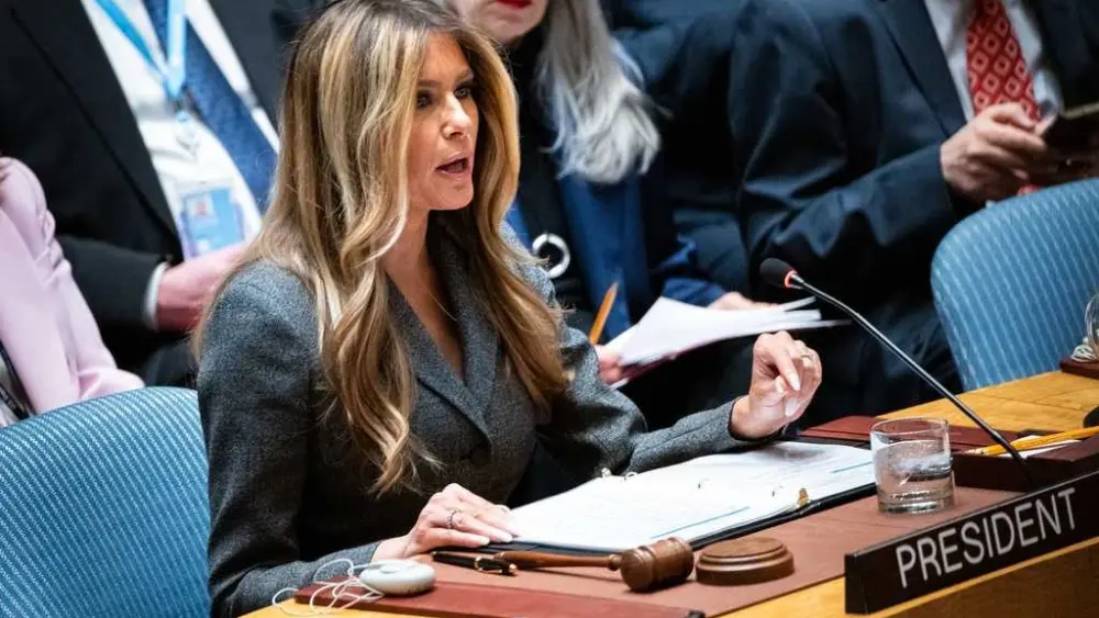Melania Trump presides at UN Security Council meeting on children in conflict as US attacks Iran