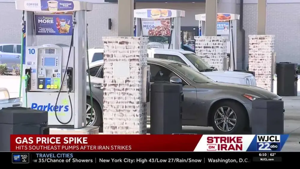 Gas prices rise in Georgia and South Carolina as middle east tensions disrupt global oil supply