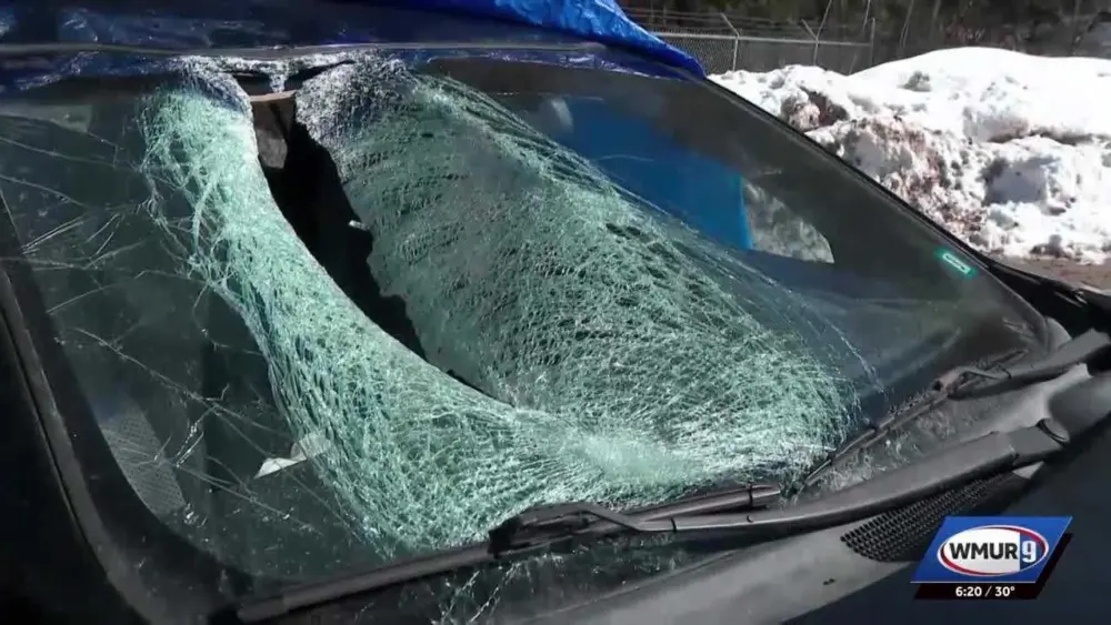 Woman hurt after ice crashes through SUV windshield on way to grandsons’ party