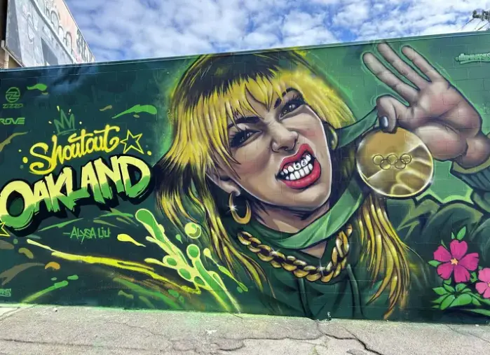 Alysa Liu now has her own massive mural: See it here