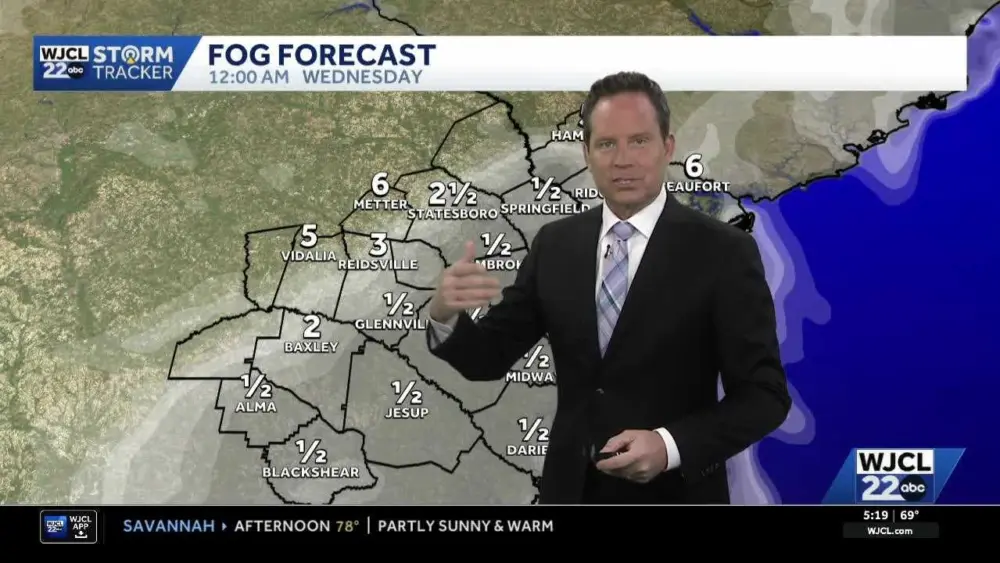 Foggy mornings, warmer afternoons ahead for Southeast Georgia, Lowcountry