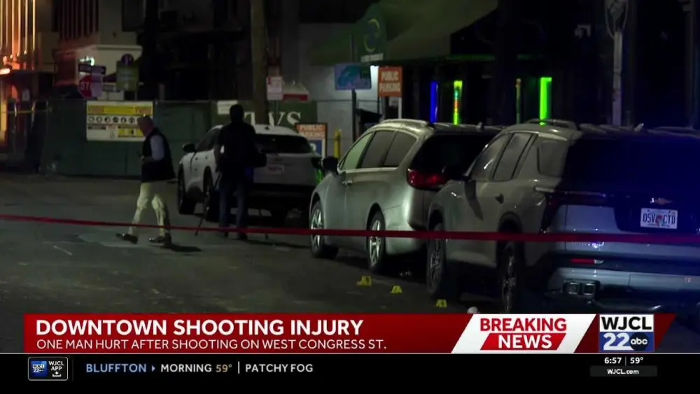 Savannah Police investigating shooting near Ellis Square