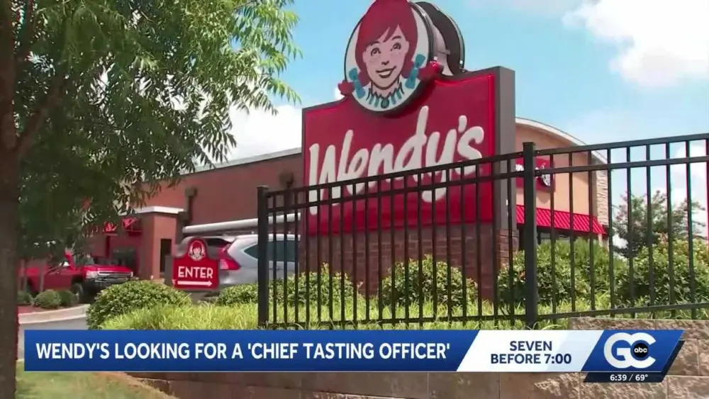 Wendy's offers $100,000 job to be its 'Chief Tasting Officer'