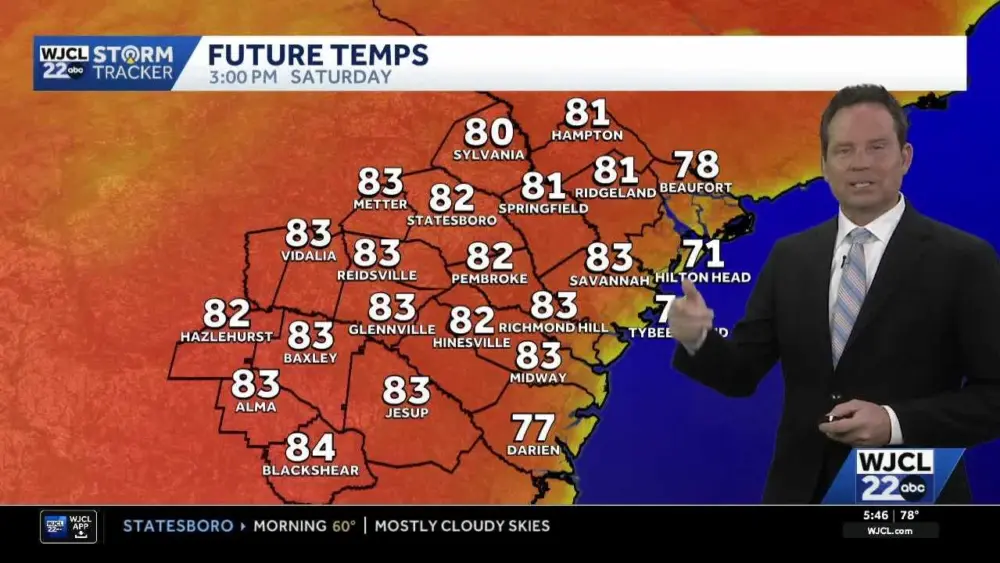 Areas of fog, near record highs in the weekend forecast for Southeast Georgia, Lowcountry