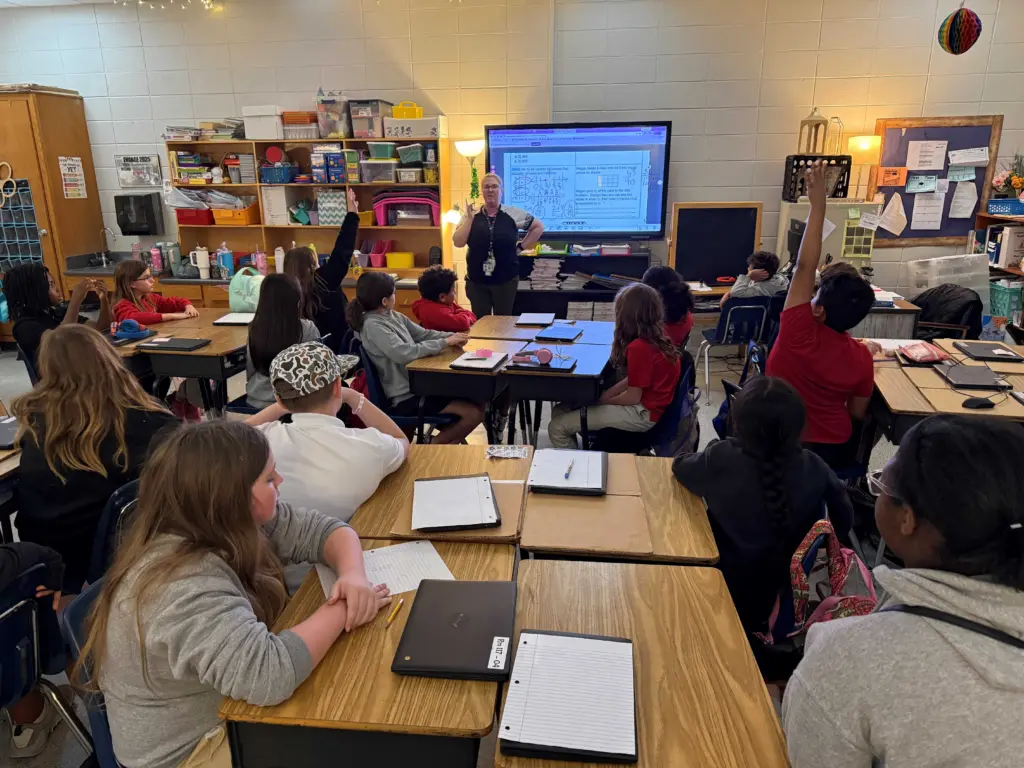 Building math skills and kindness in Colleen Mancill's Springfield Elementary Classroom